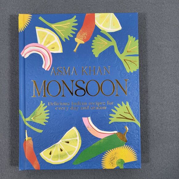 Monsoon Asma Khan Indian Recipes Hardcover Cookbook 1st Edition VERY GOOD - Picture 1 of 16